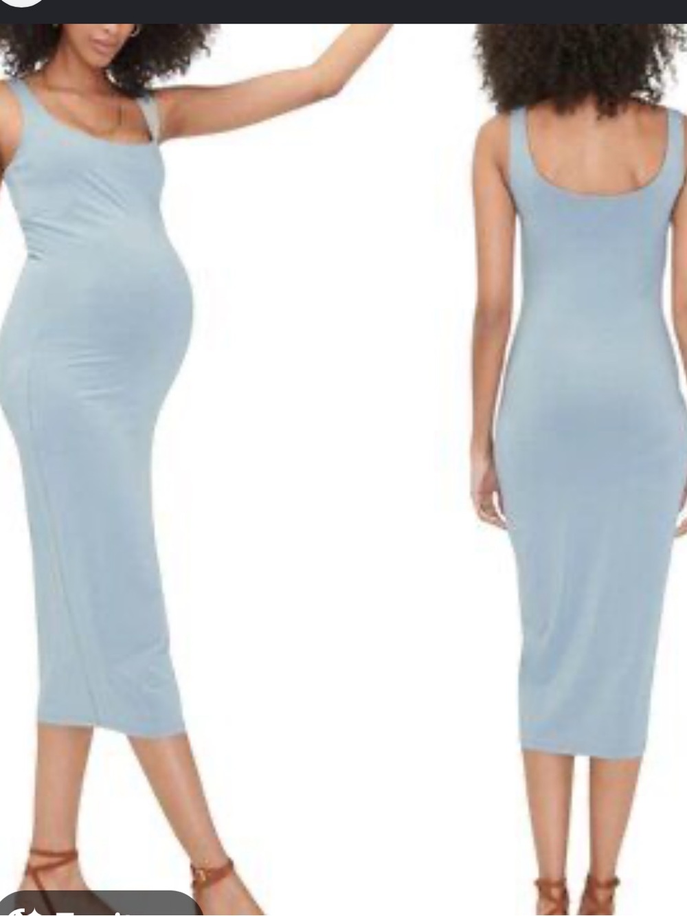 HATCH The Body Light blue Tank Dress Stretchy Women’s Small